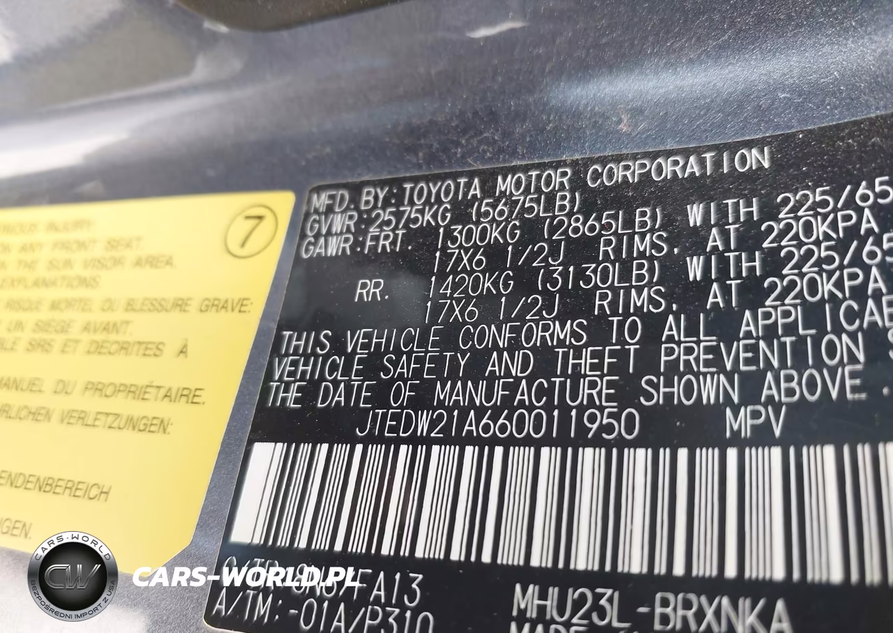 2006 Toyota Highlander Hybrid V6 VIN:JTEDW21A660011950 - 9