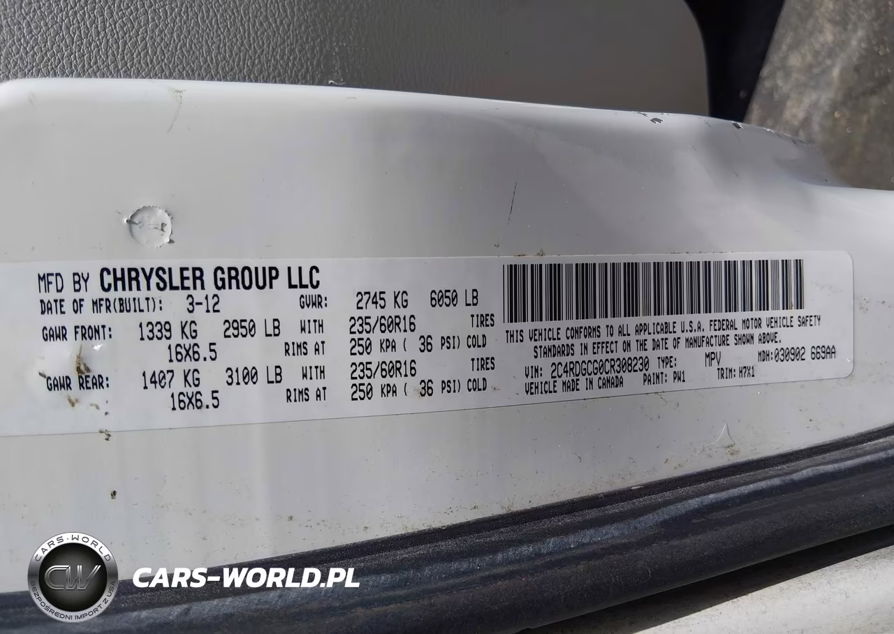 2012 Dodge Grand Caravan Sxt VIN:2C4RDGCG0CR308230 - 9