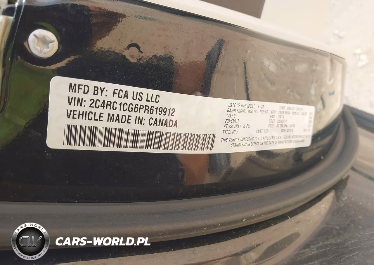 2023 Chrysler Voyager Lx VIN:2C4RC1CG6PR619912 - 9