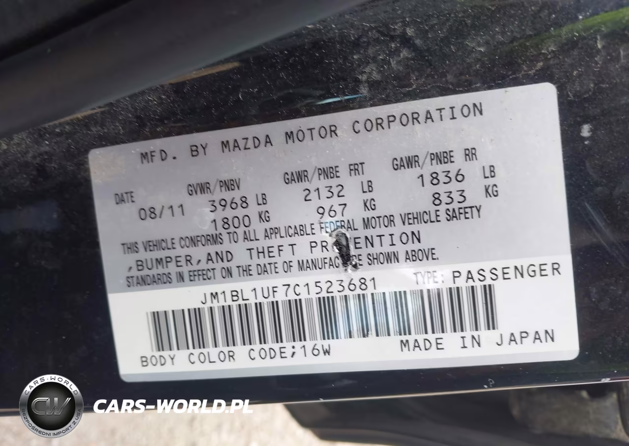 2012 Mazda Mazda3 I Sport VIN:JM1BL1UF7C1523681 - 9