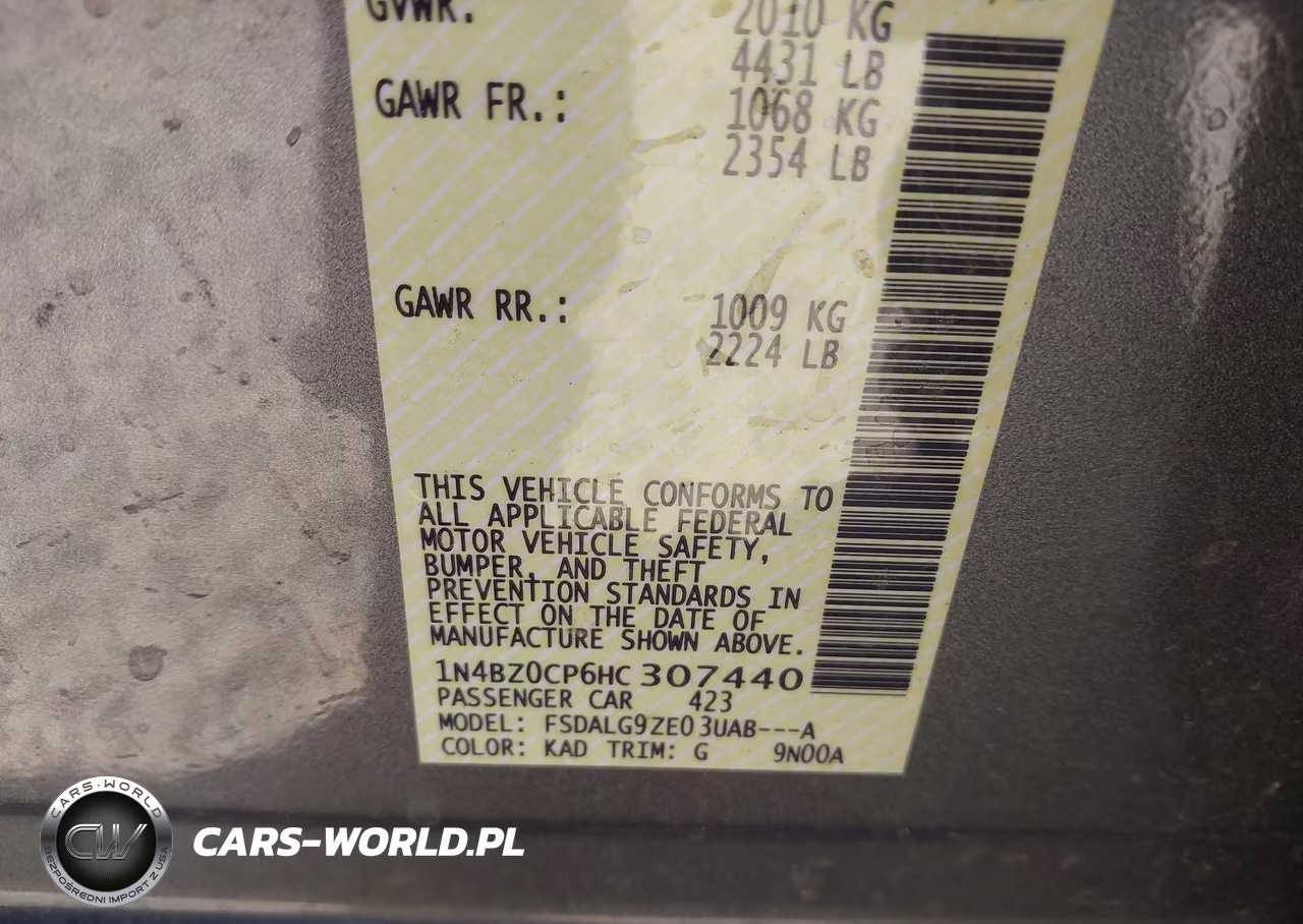 2017 Nissan Leaf Sl VIN:1N4BZ0CP6HC307440 - 9