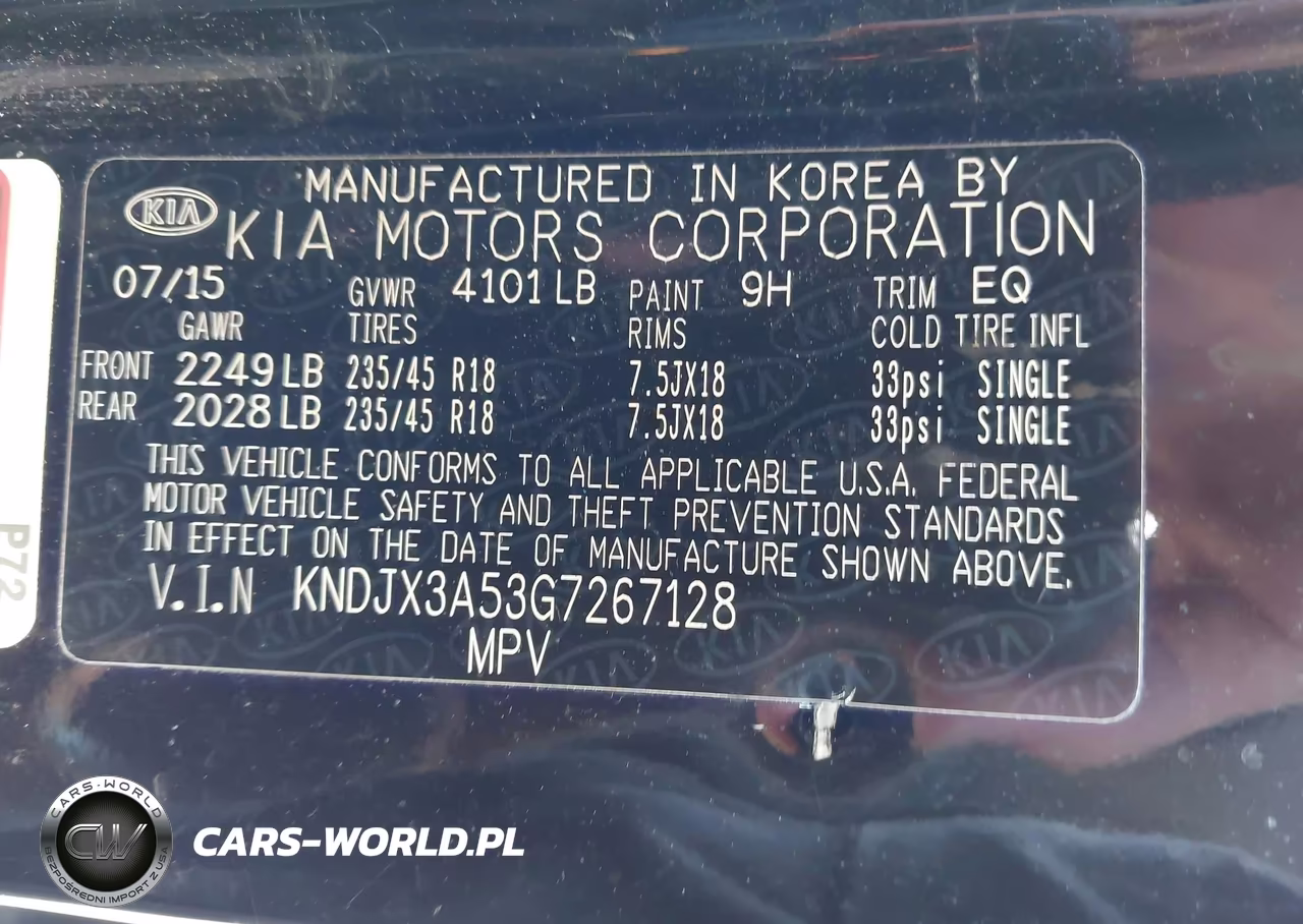 2016 Kia Soul ! VIN:KNDJX3A53G7267128 - 9