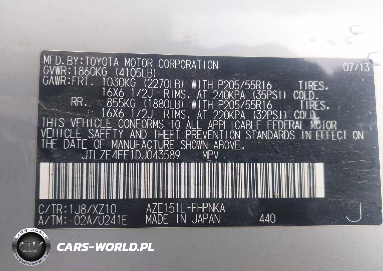 2013 Scion Xb 10 Series VIN:JTLZE4FE1DJ043589 - 9