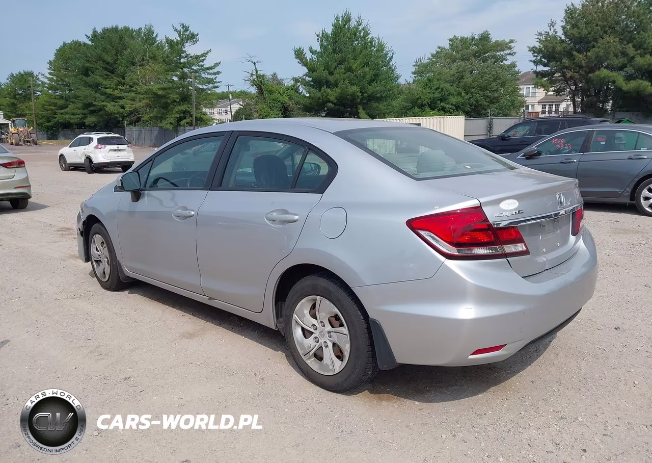 2014 Honda Civic Lx VIN:19XFB2F58EE213960 - 3