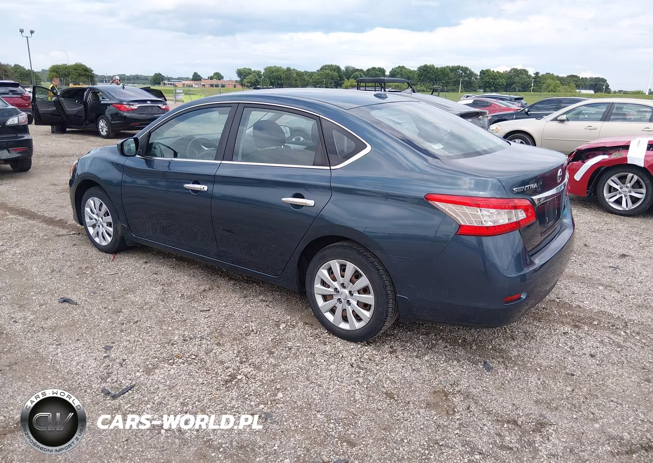 2014 Nissan Sentra Sv VIN:3N1AB7APXEY227814 - 3