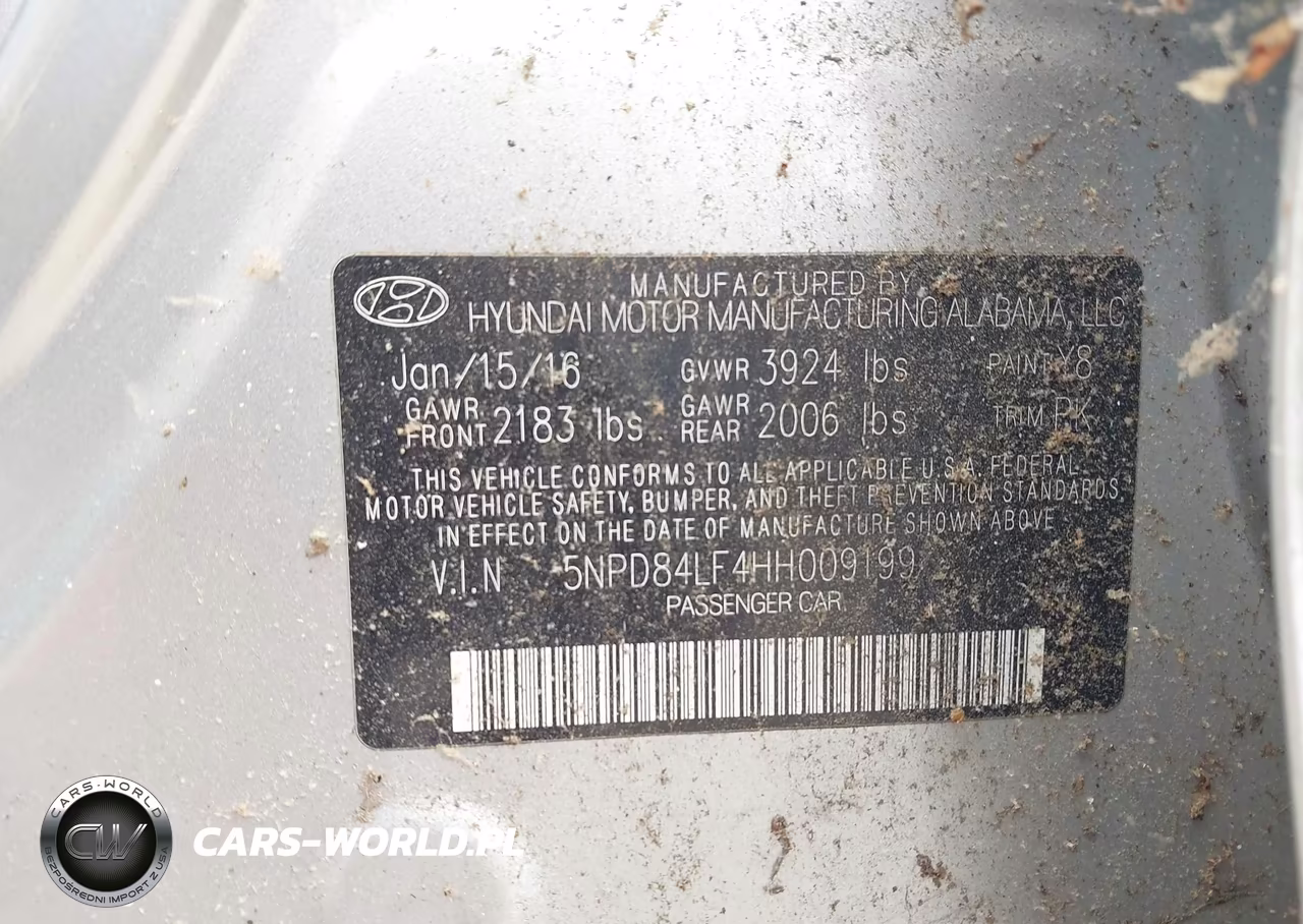 2017 Hyundai Elantra Se VIN:5NPD84LF4HH009199 - 9