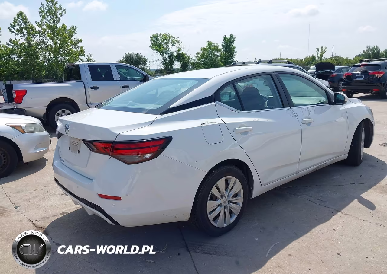2021 Nissan Sentra S Xtronic Cvt VIN:3N1AB8BV7MY256723 - 4