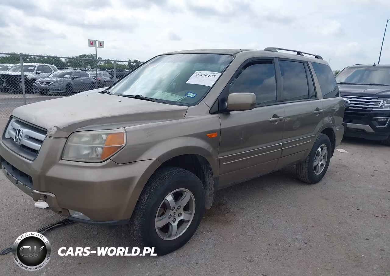 2008 Honda Pilot Ex VIN:5FNYF28418B016838 - 2