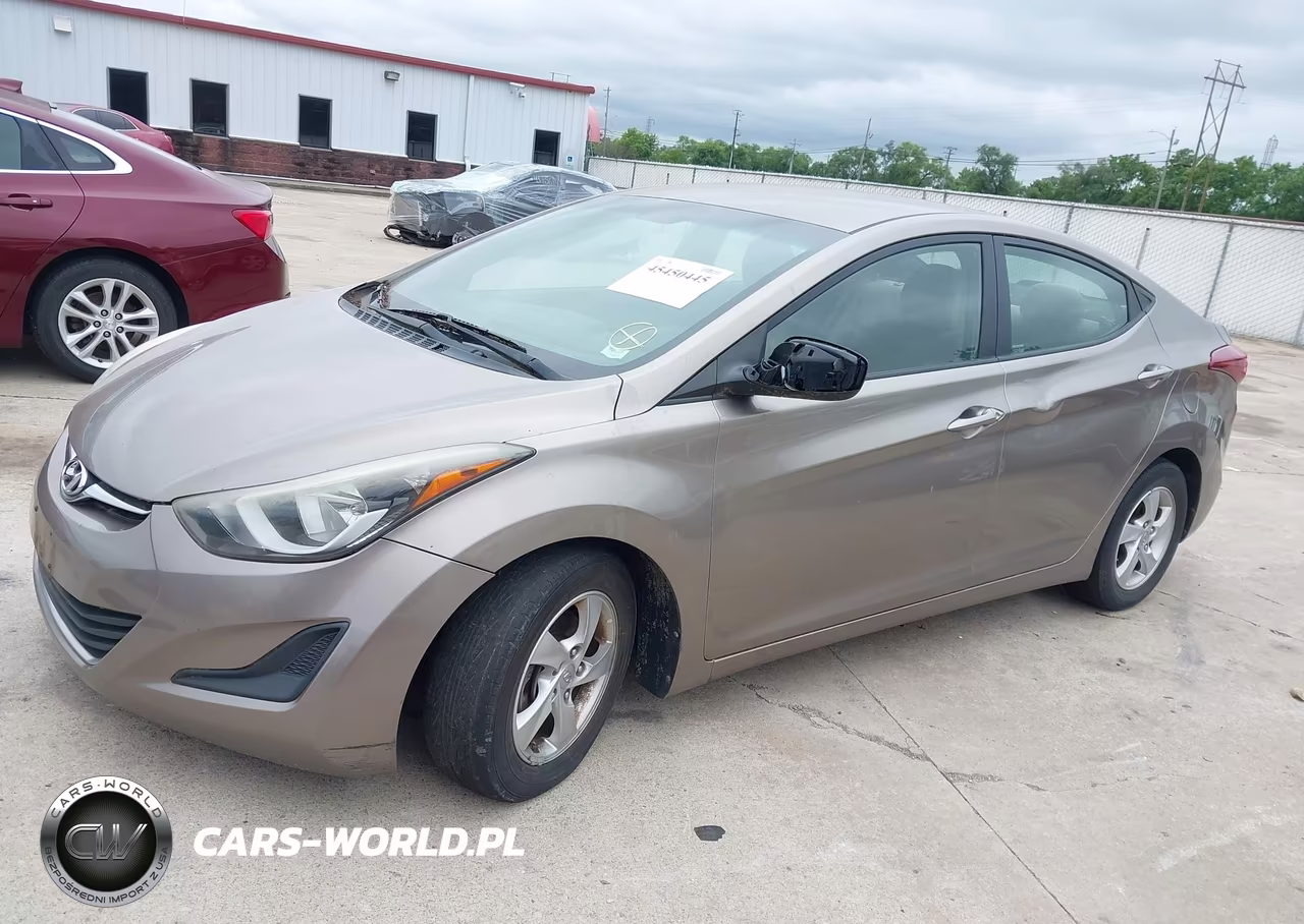 2014 Hyundai Elantra Se VIN:5NPDH4AE8EH512529 - 2