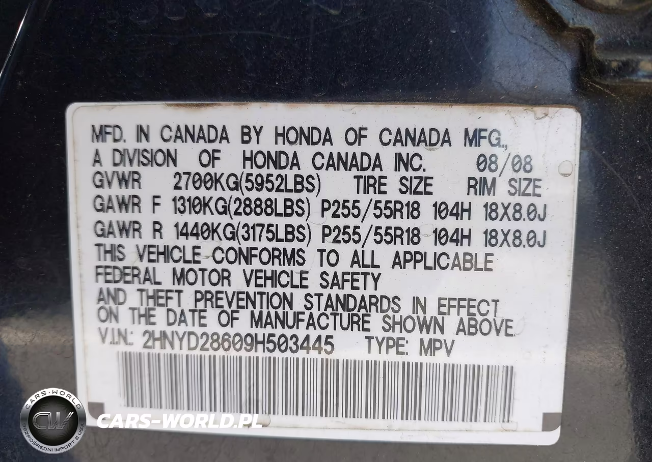 2009 Acura Mdx Technology Package VIN:2HNYD28609H503445 - 9