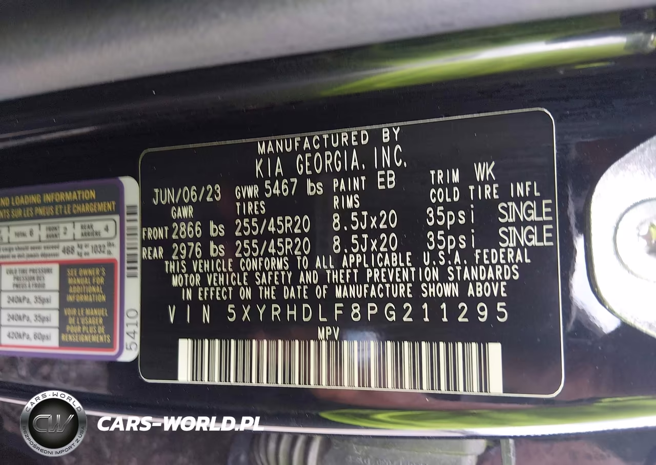 2023 Kia Sorento X-Line Ex VIN:5XYRHDLF8PG211295 - 9