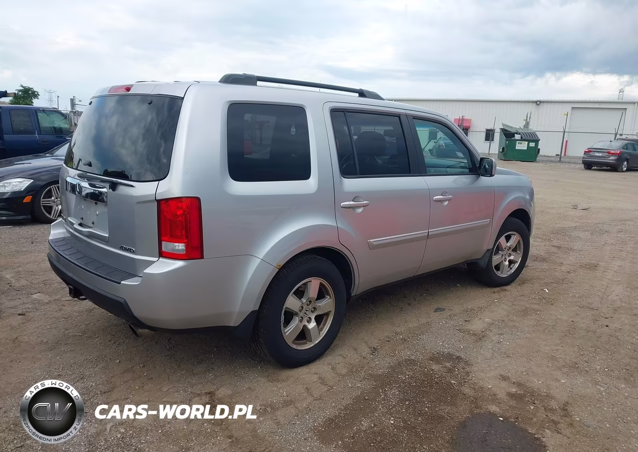 2011 Honda Pilot Ex-L VIN:5FNYF4H72BB032933 - 4