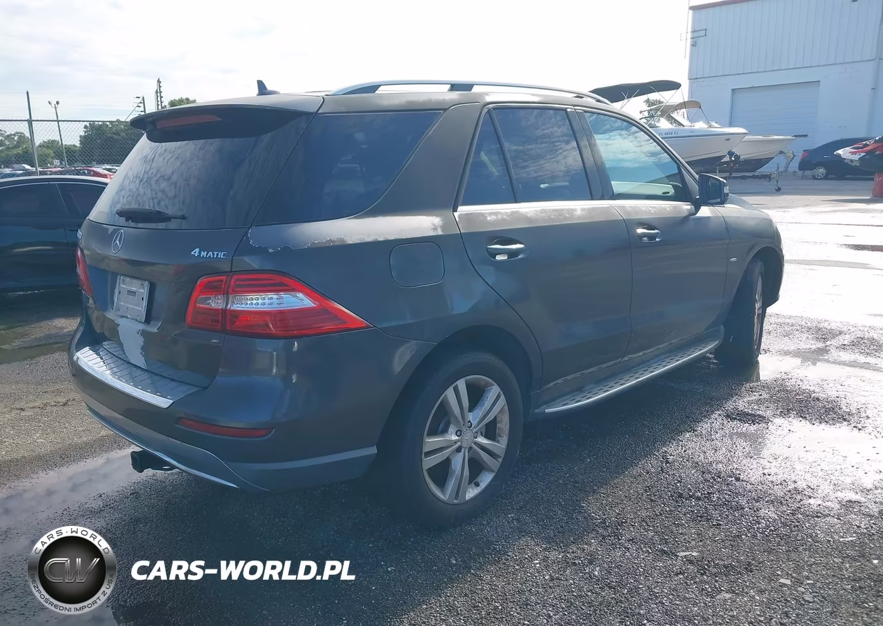 2012 Mercedes-Benz Ml 350 4Matic VIN:4JGDA5HB7CA018524 - 4