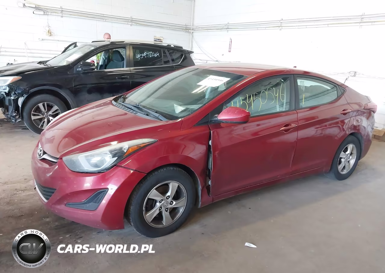 2014 Hyundai Elantra Se VIN:5NPDH4AEXEH530949 - 2