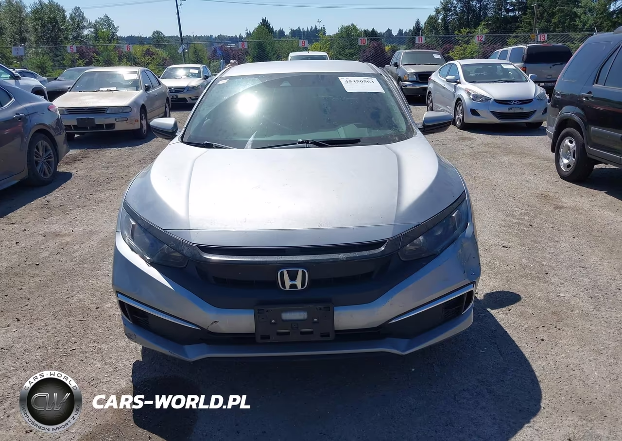 2019 Honda Civic Lx VIN:19XFC2F61KE203790 - 12