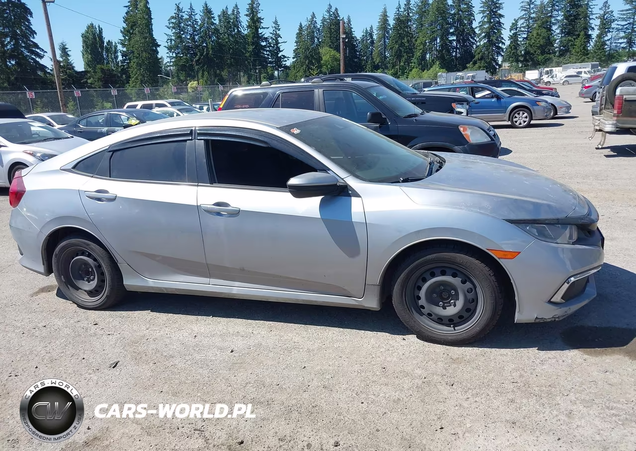 2019 Honda Civic Lx VIN:19XFC2F61KE203790 - 13