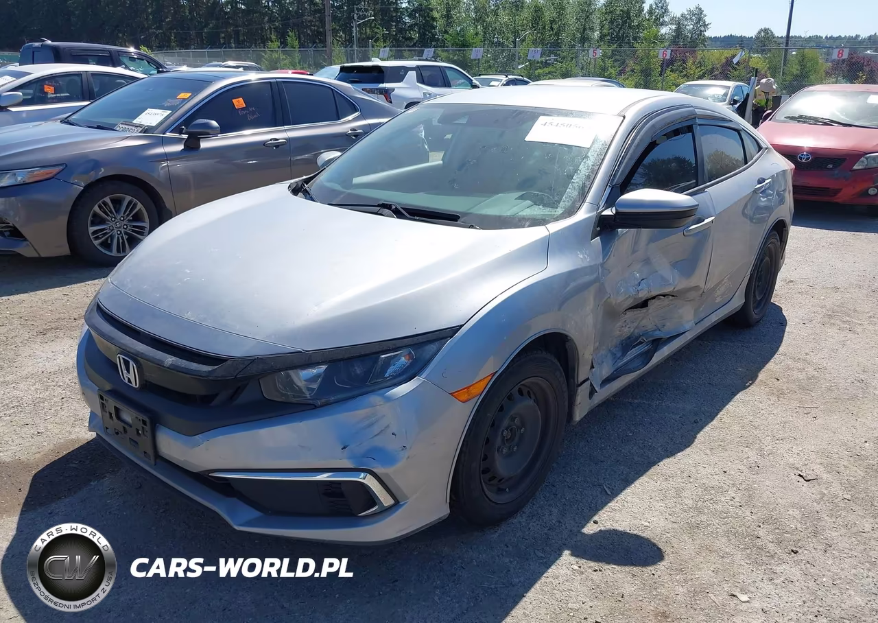 2019 Honda Civic Lx VIN:19XFC2F61KE203790 - 2