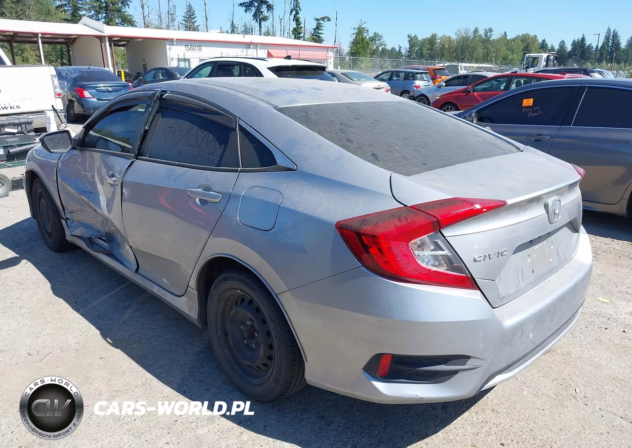 2019 Honda Civic Lx VIN:19XFC2F61KE203790 - 3
