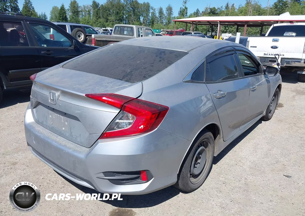 2019 Honda Civic Lx VIN:19XFC2F61KE203790 - 4