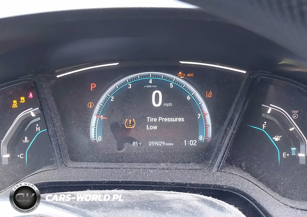 2019 Honda Civic Lx VIN:19XFC2F61KE203790 - 7