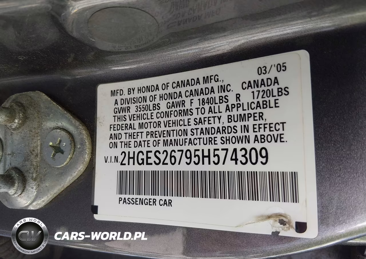 2005 Honda Civic Ex VIN:2HGES26795H574309 - 9