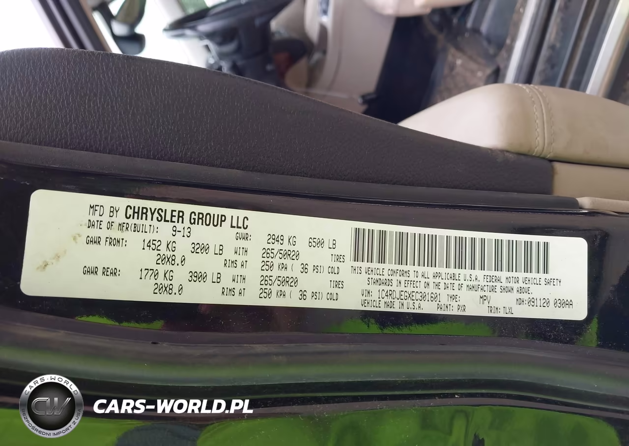 2014 Dodge Durango Citadel VIN:1C4RDJEGXEC301601 - 9