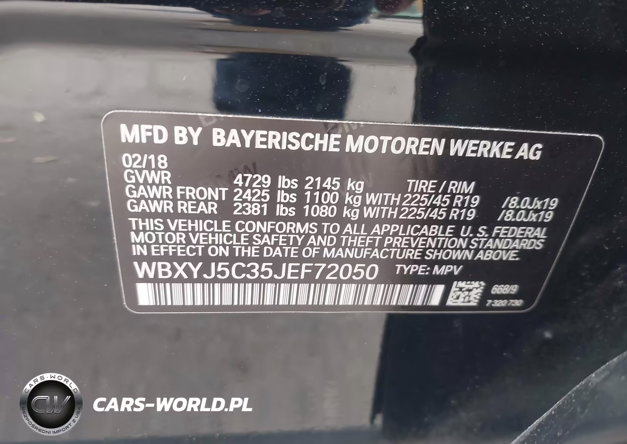 2018 BMW X2 xDrive28I VIN:WBXYJ5C35JEF72050 - 9