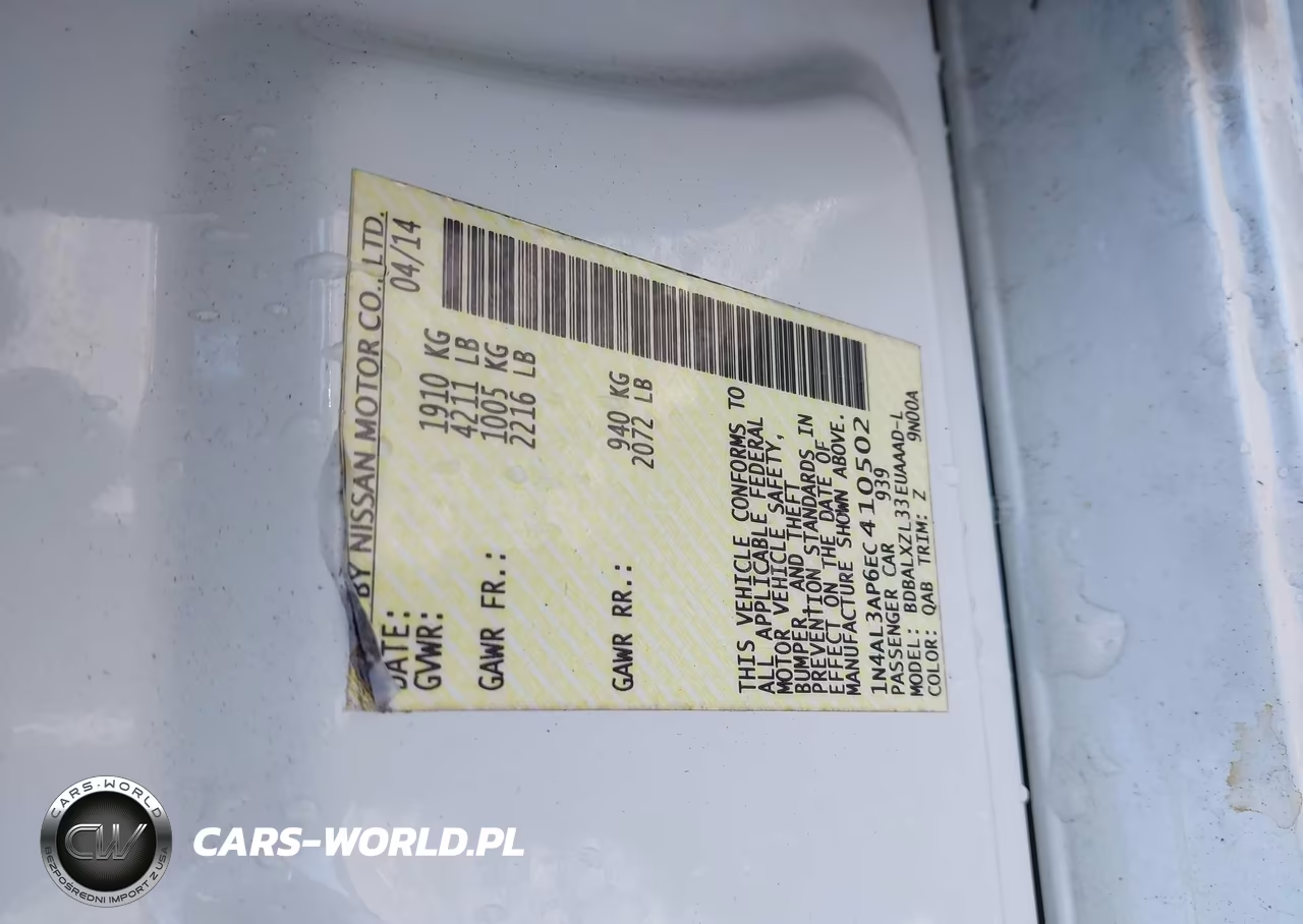 2014 Nissan Altima 2.5 Sl VIN:1N4AL3AP6EC410502 - 9