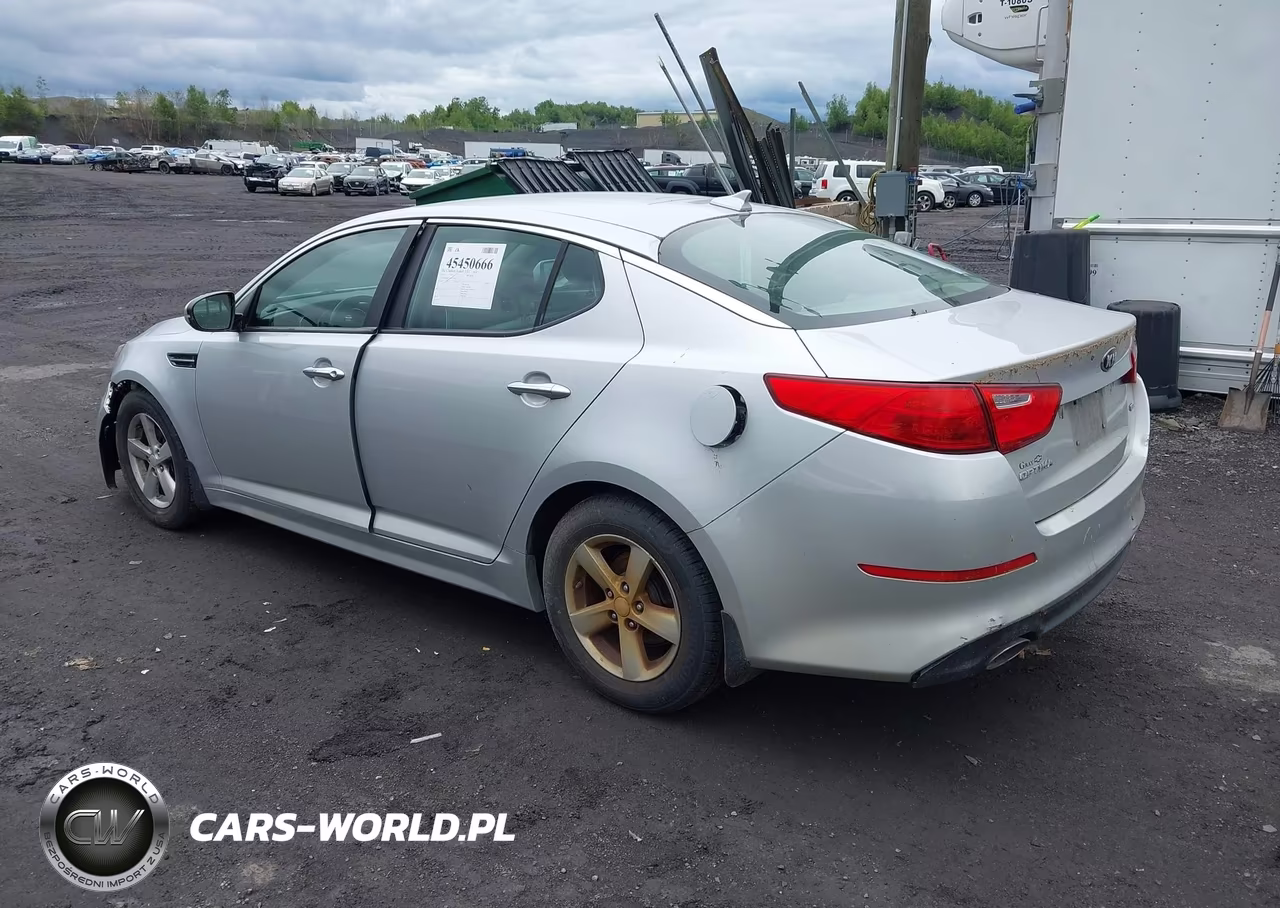 2014 Kia Optima Lx VIN:5XXGM4A78EG273201 - 3