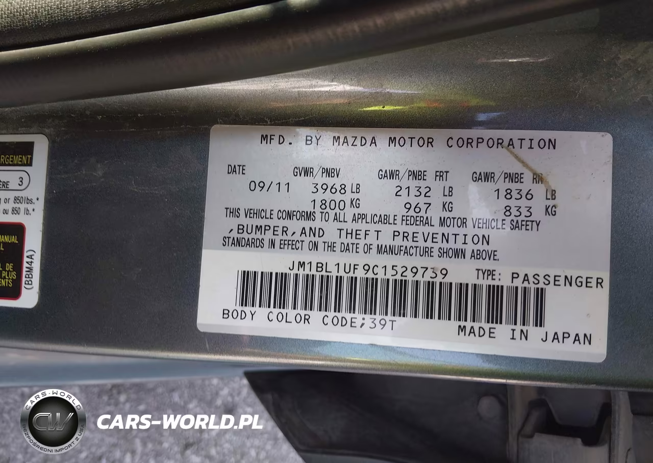 2012 Mazda Mazda3 I Sport VIN:JM1BL1UF9C1529739 - 9