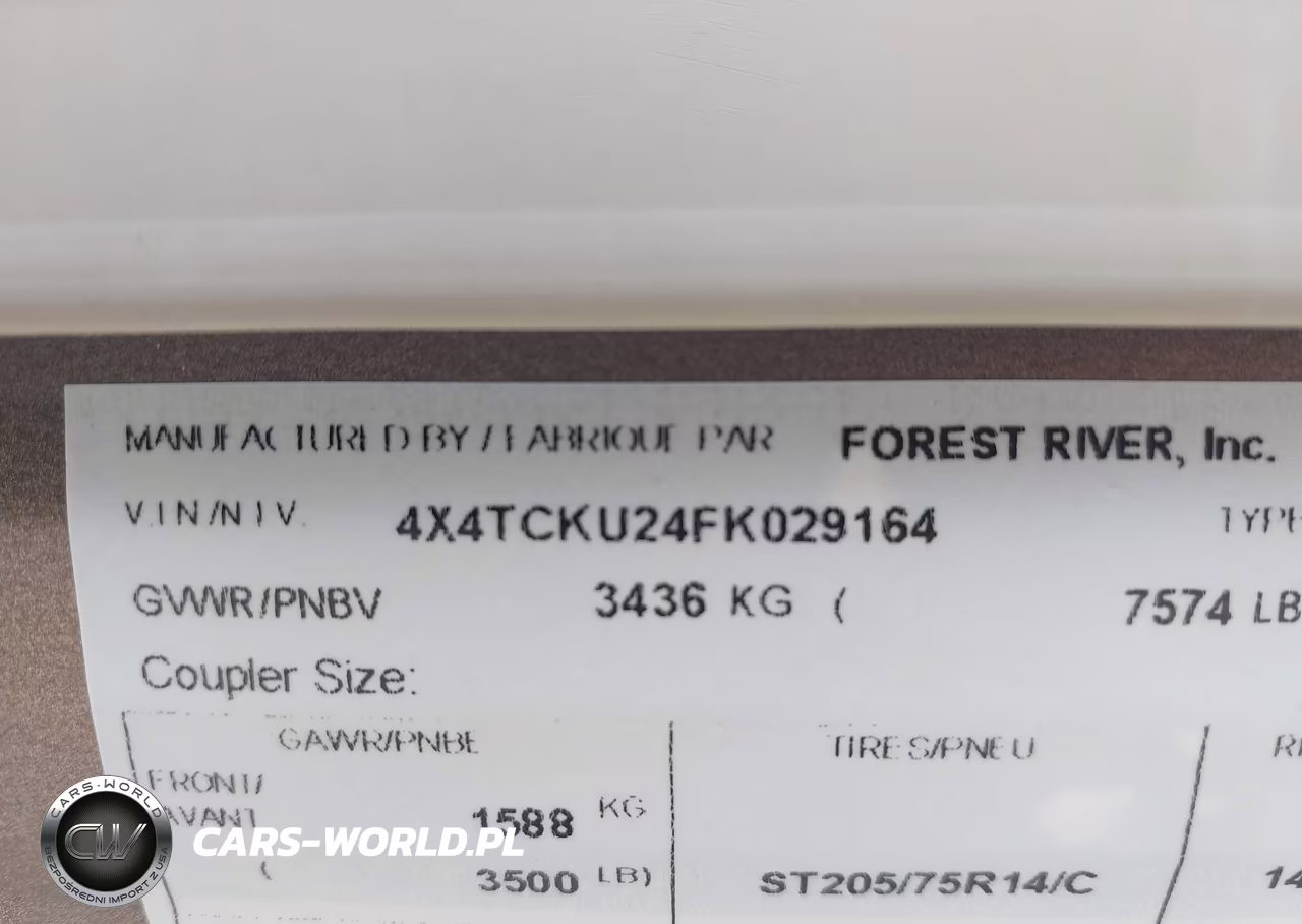 2015 Forest River Other VIN:4X4TCKU24FK029164 - 9