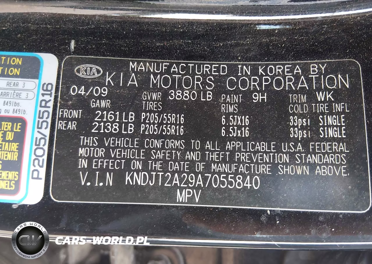 2010 Kia Soul + VIN:KNDJT2A29A7055840 - 9