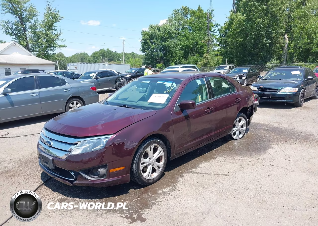 2012 Ford Fusion Se VIN:3FAHP0HA2CR373384 - 2