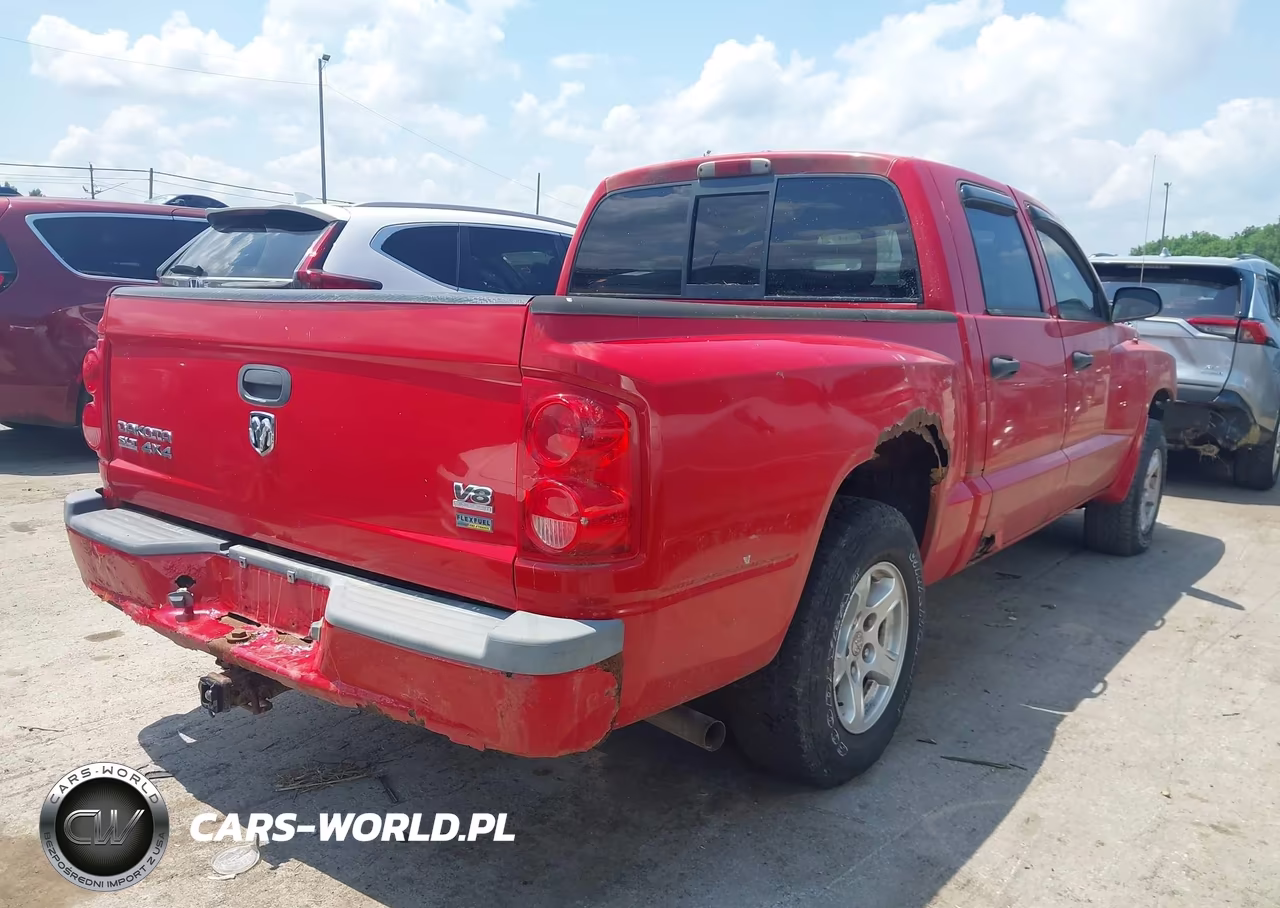 2007 Dodge Dakota Slt VIN:1D7HW48P27S199907 - 4