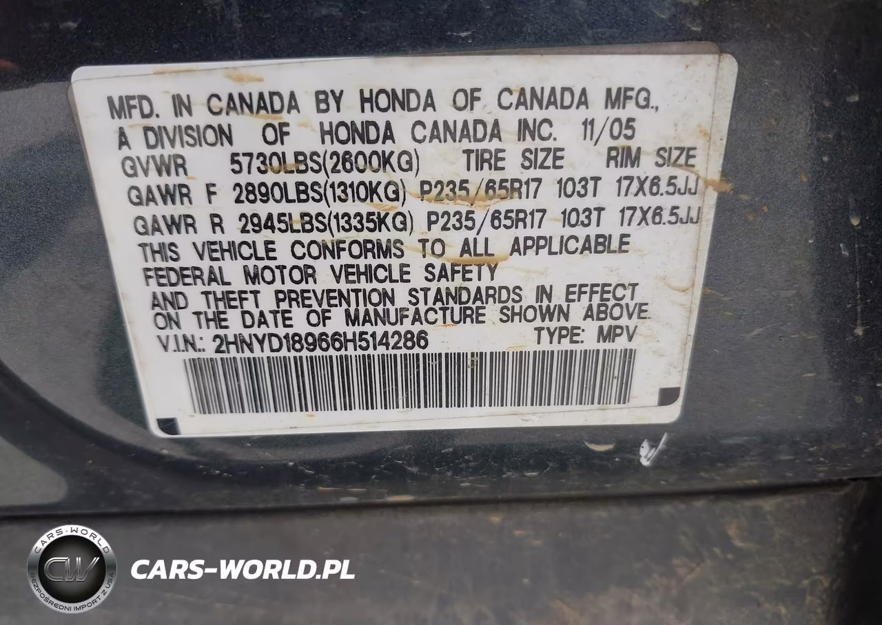 2006 Acura Mdx VIN:2HNYD18966H514286 - 9