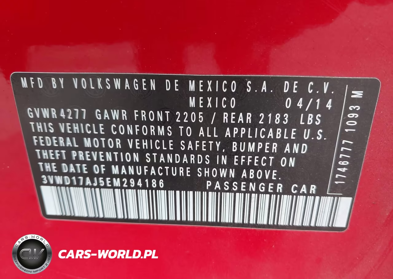 2014 Volkswagen Jetta 1.8T Se VIN:3VWD17AJ5EM294186 - 9