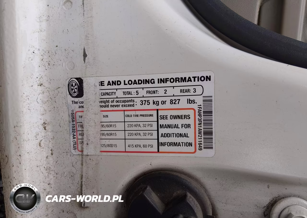 2010 Ford Focus Se VIN:1FAHP3FN1AW211649 - 9