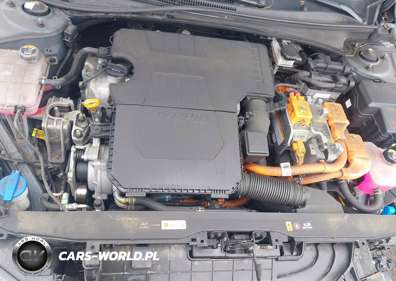2021 Hyundai Elantra Hybrid Blue VIN:KMHLM4AJ2MU012712 - 10