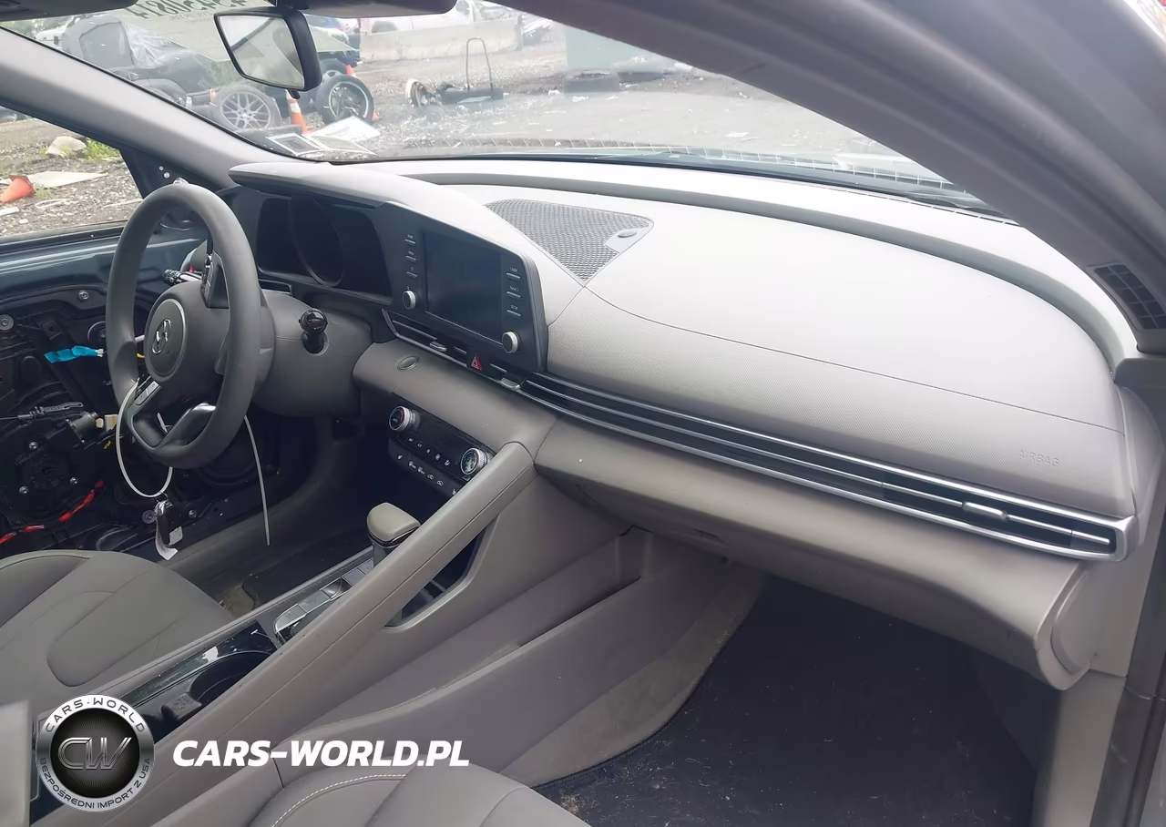 2021 Hyundai Elantra Hybrid Blue VIN:KMHLM4AJ2MU012712 - 5