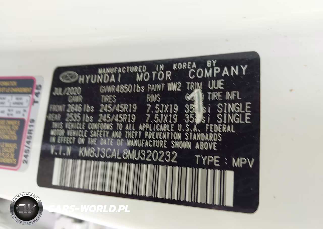 2021 Hyundai Tucson Sport VIN:KM8J3CAL8MU320232 - 9
