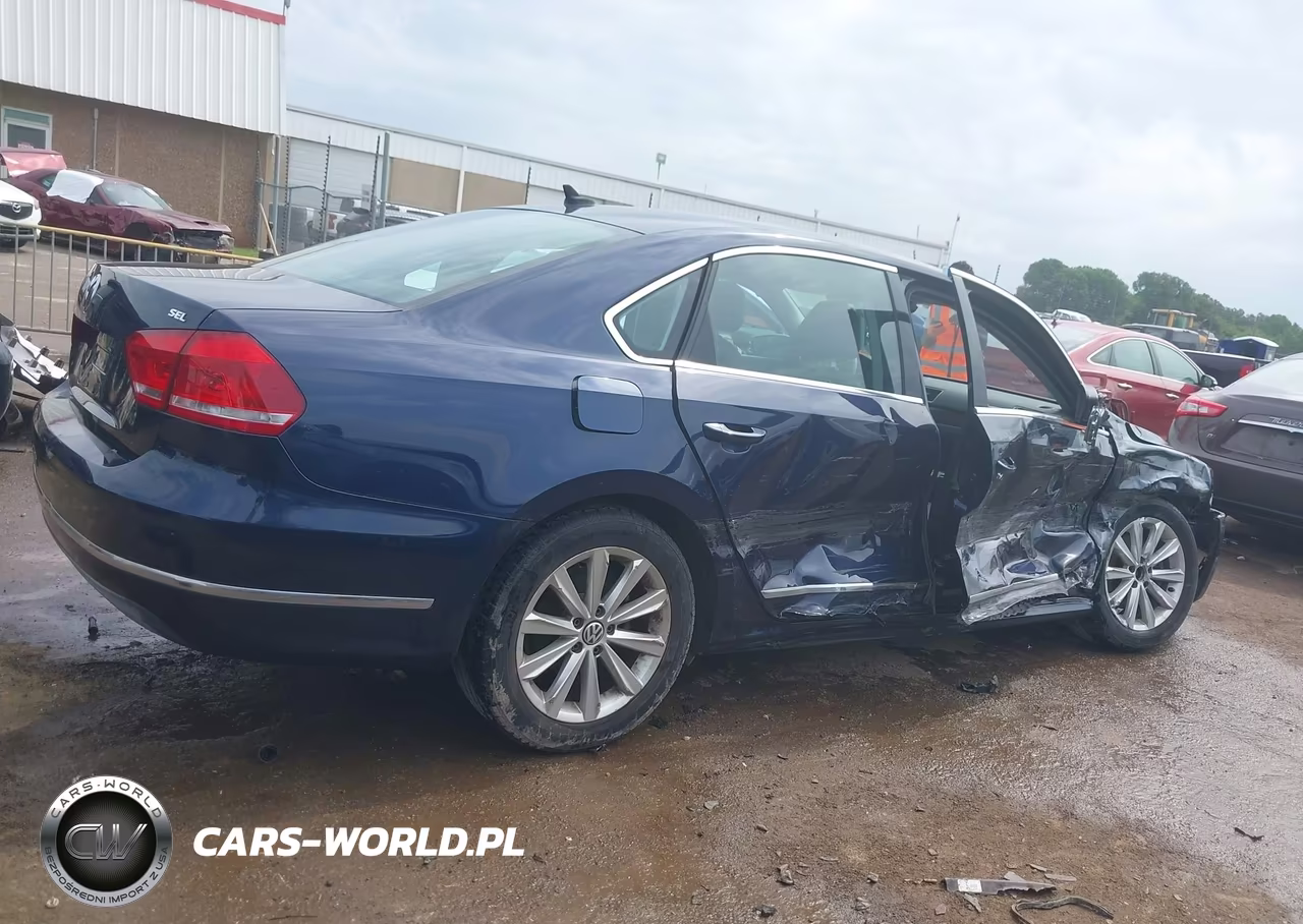 2012 Volkswagen Passat 2.5L Sel VIN:1VWCP7A36CC027441 - 14