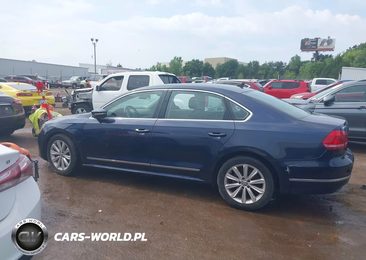 2012 Volkswagen Passat 2.5L Sel VIN:1VWCP7A36CC027441 - 15