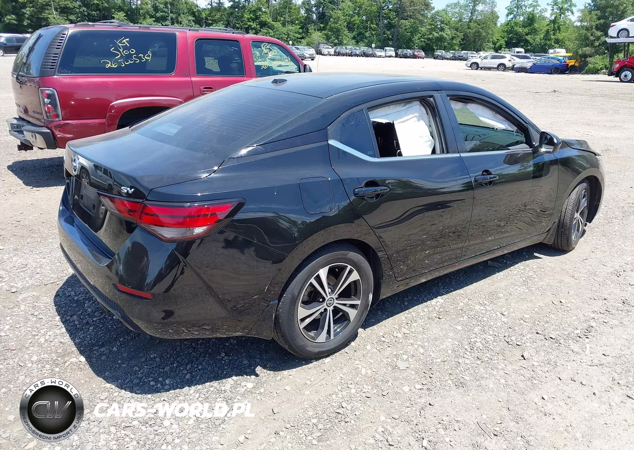 2021 Nissan Sentra Sv Xtronic Cvt VIN:3N1AB8CV1MY229807 - 4
