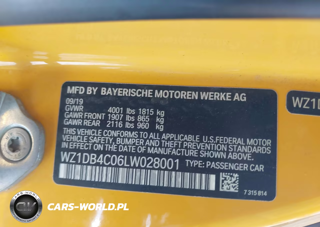 2020 Toyota Gr Supra 3.0 Premium VIN:WZ1DB4C06LW028001 - 9