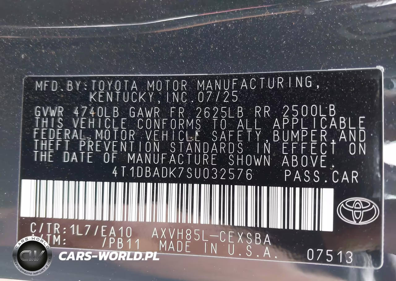 2025 Toyota Camry Se VIN:4T1DBADK7SU032576 - 9