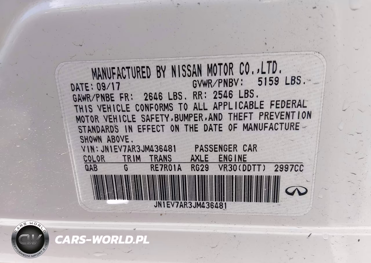 2018 Infiniti Q50 3.0T Luxe VIN:JN1EV7AR3JM436481 - 9