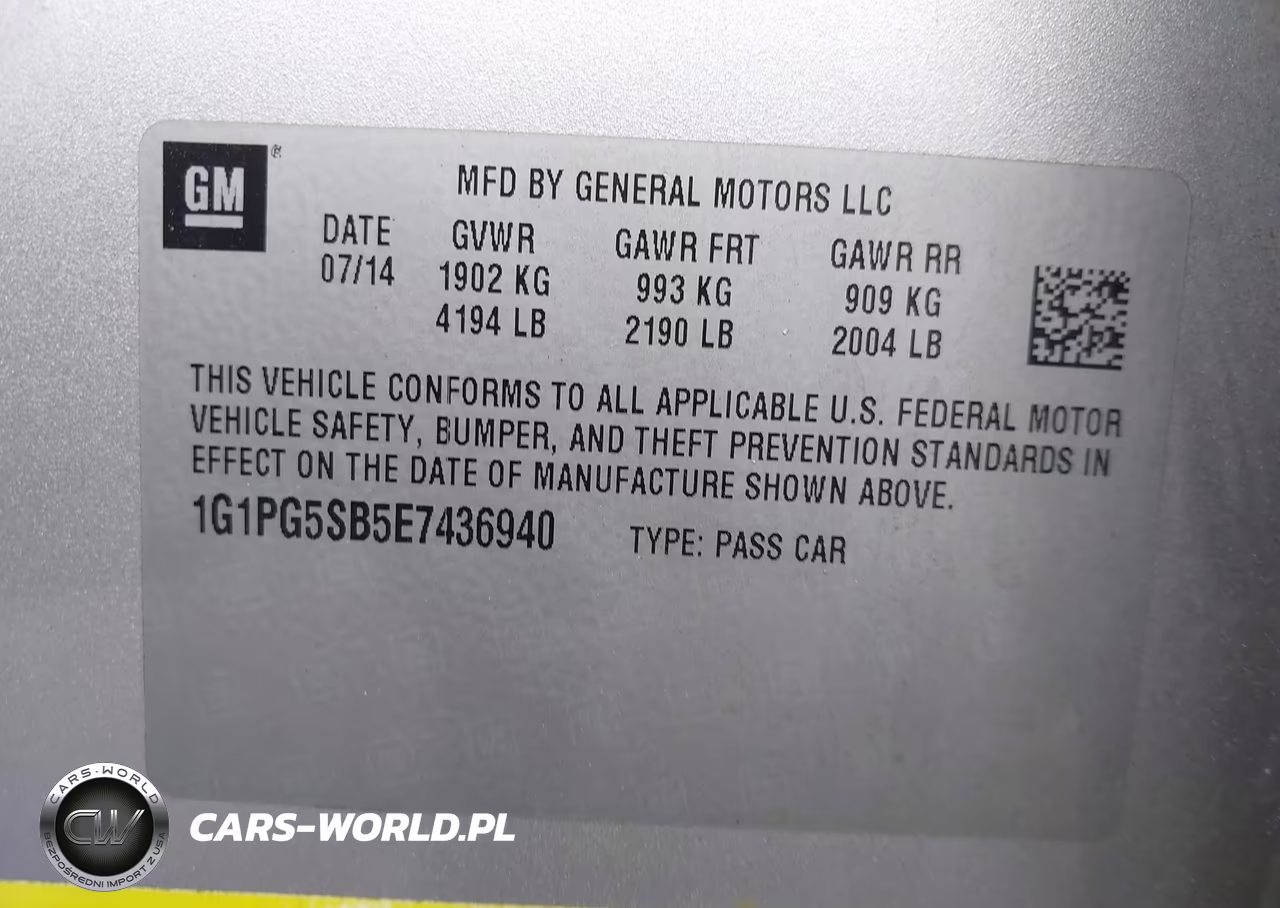 2014 Chevrolet Cruze Ltz VIN:1G1PG5SB5E7436940 - 9