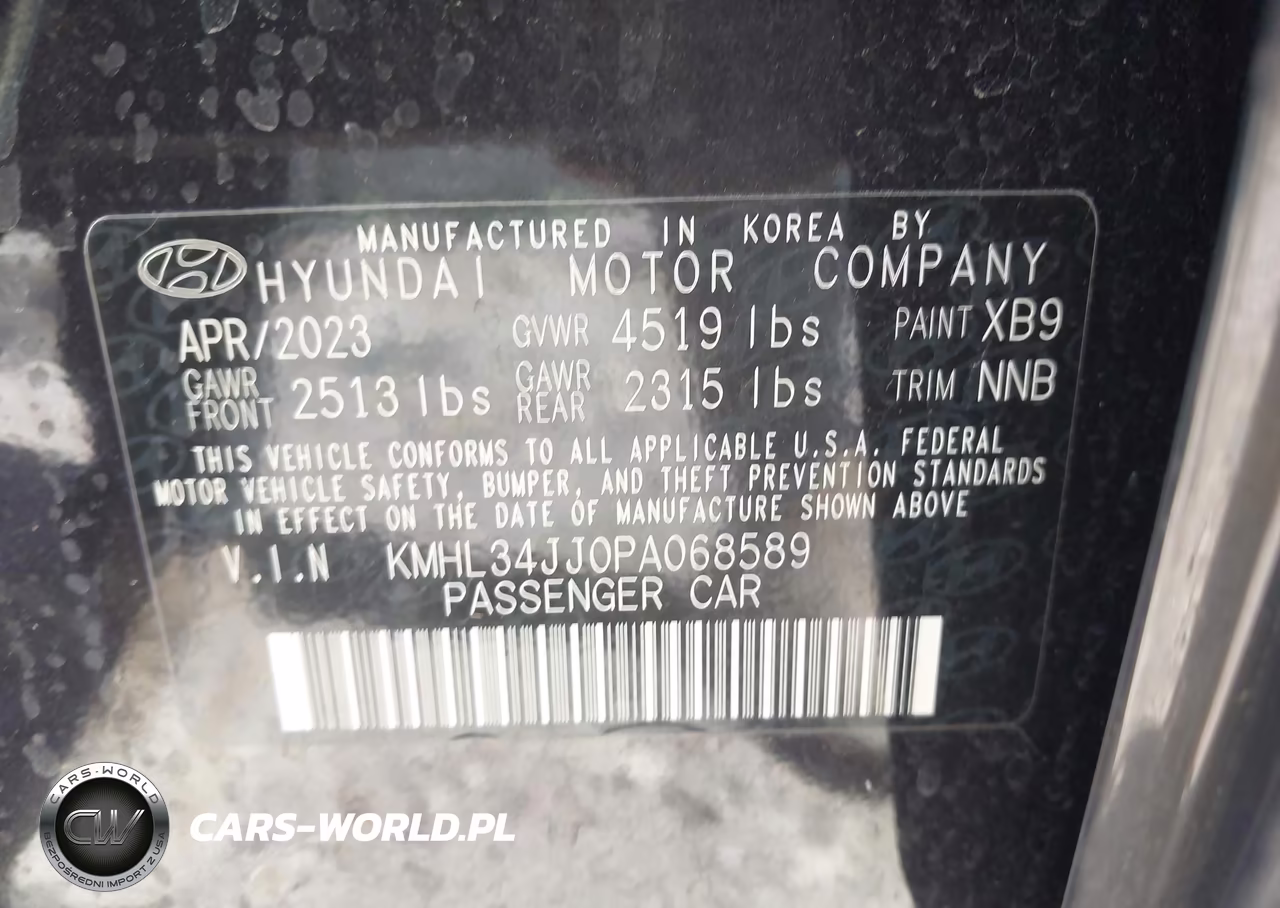 2023 Hyundai Sonata Hybrid Sel VIN:KMHL34JJ0PA068589 - 9