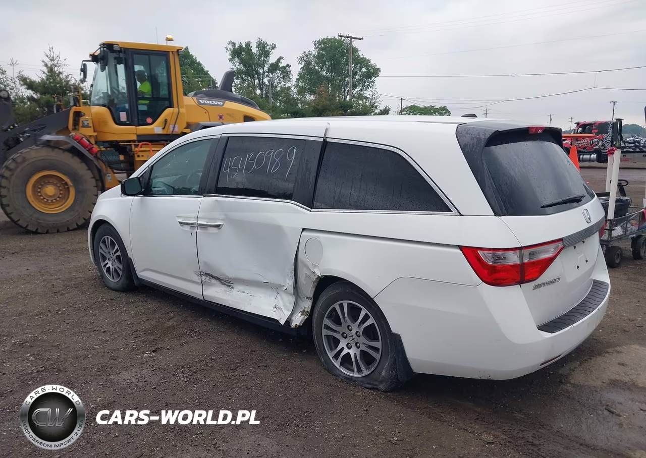 2012 Honda Odyssey Ex-L VIN:5FNRL5H62CB087426 - 3