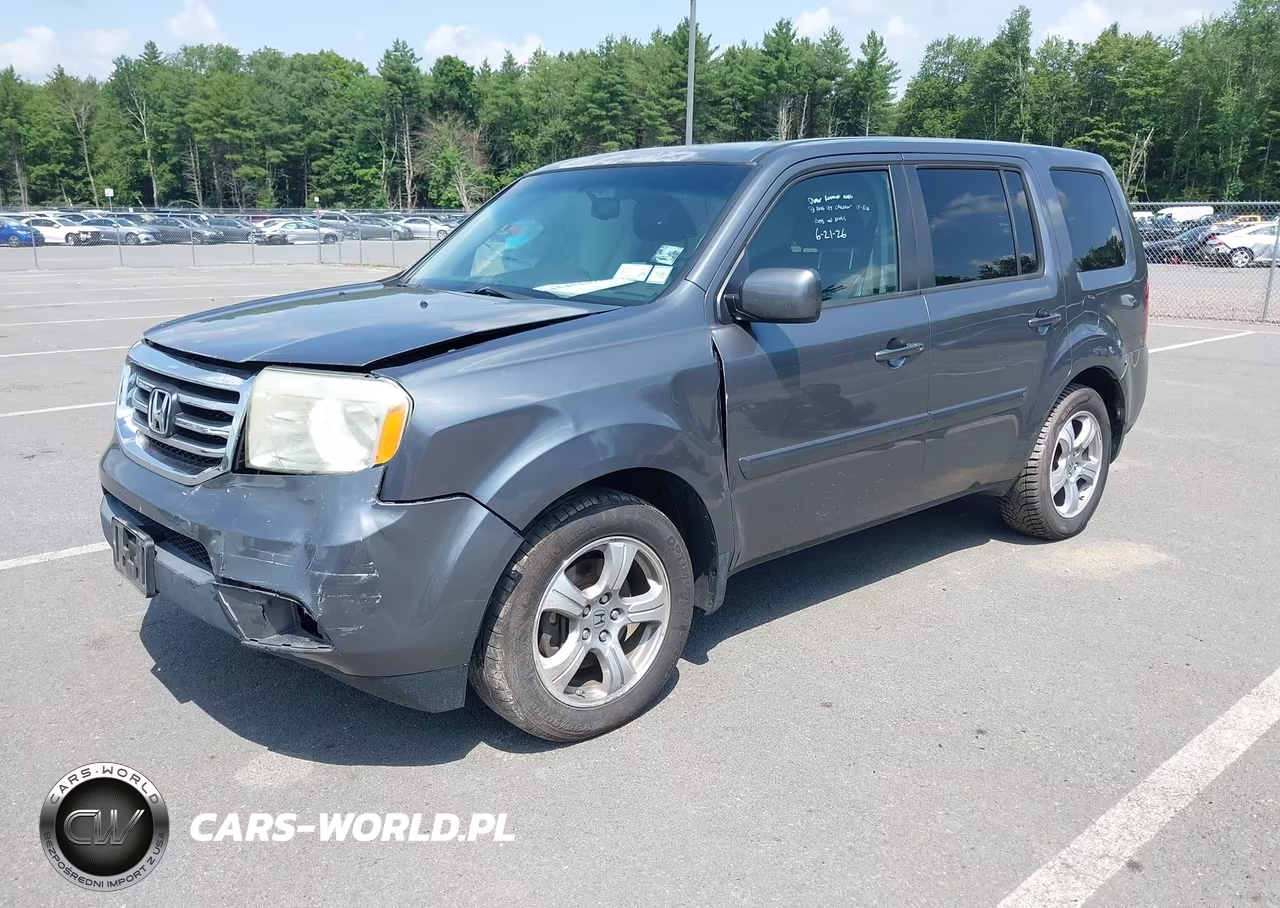 2013 Honda Pilot Ex-L VIN:5FNYF4H53DB037639 - 2